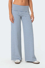 Striped Wide Leg Pants