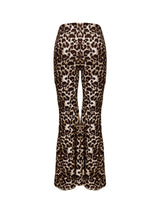 Leopard Flare Pants