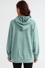 Long Sleeve Front Pocket Hoodie