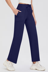 Basic Bae Full Size Drawstring High Waist Pants with Pockets