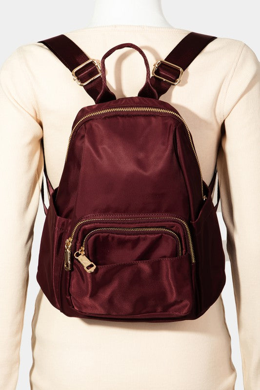 Fame Multi Pocket Nylon Backpack Bag