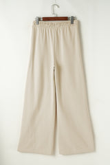 Drawstring Wide Leg Pants