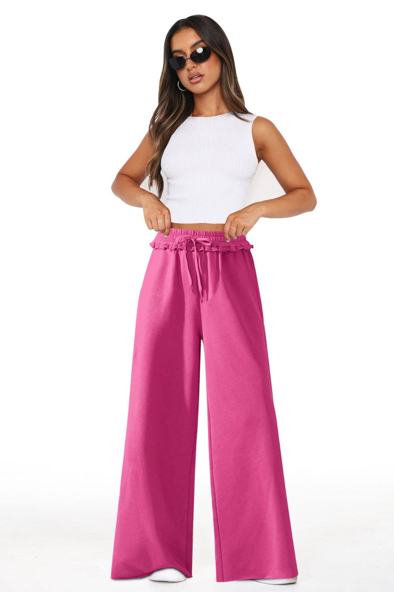 High Waist Wide Leg Pants