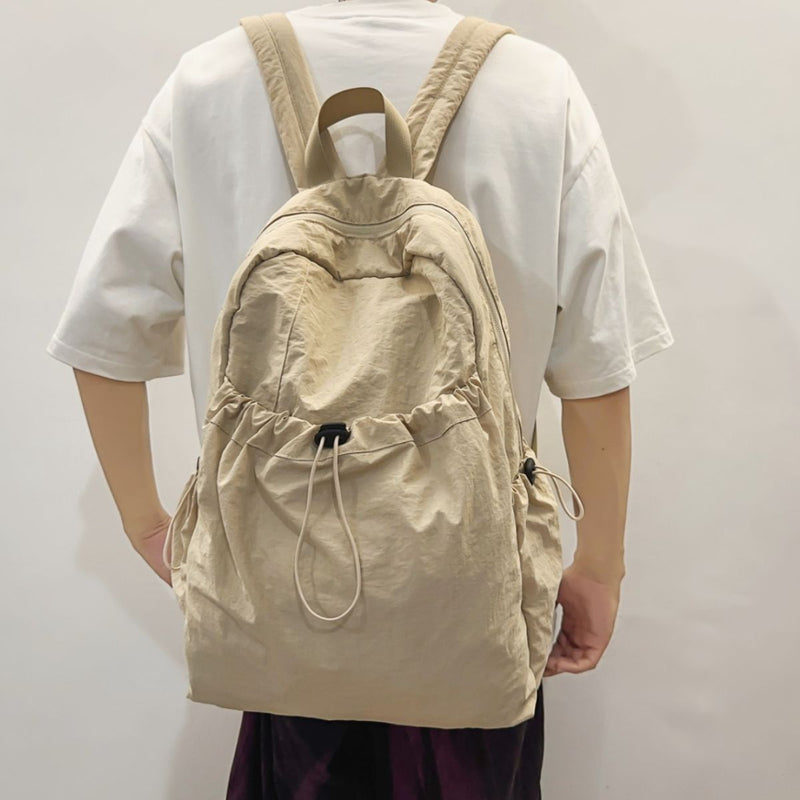 Drawstring Nylon Backpack Bag