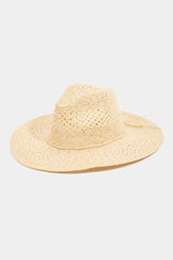 Fame Straw Braided Sun Hat