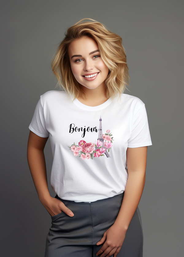 Unisex premium t-shirt - Bonjour