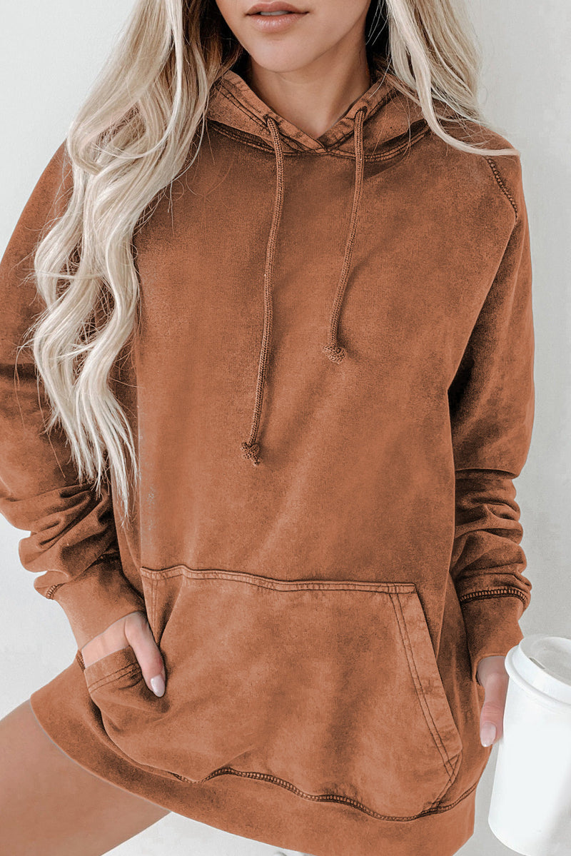 Long Sleeve Front Pocket Hoodie