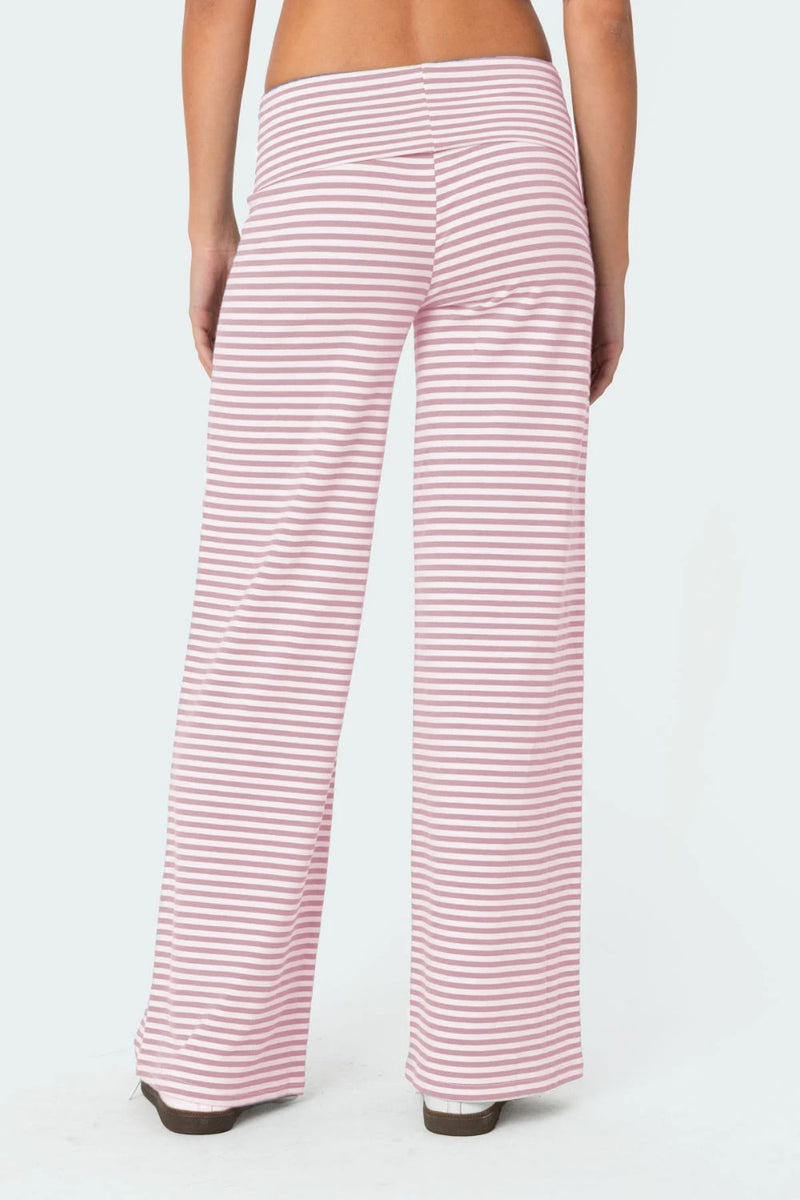 Striped Wide Leg Pants