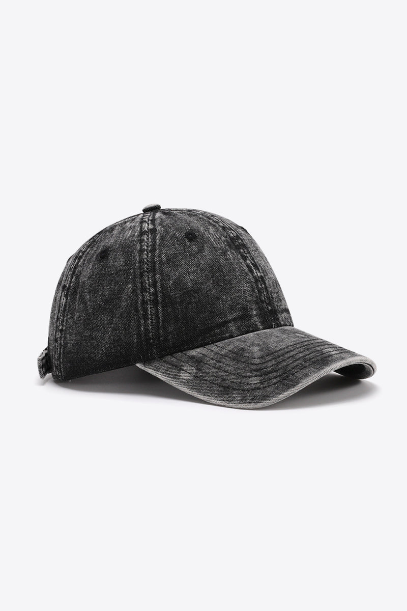 Plain Adjustable Baseball Cap