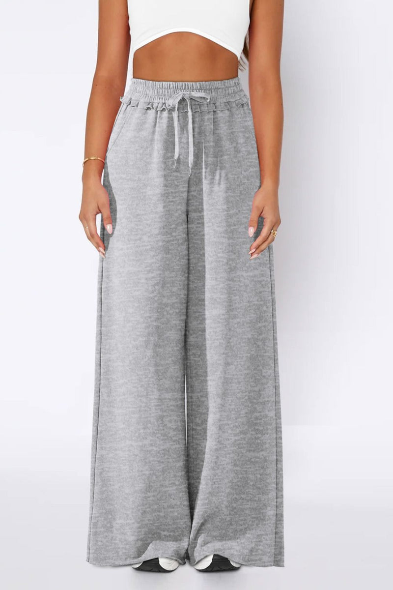 High Waist Wide Leg Pants