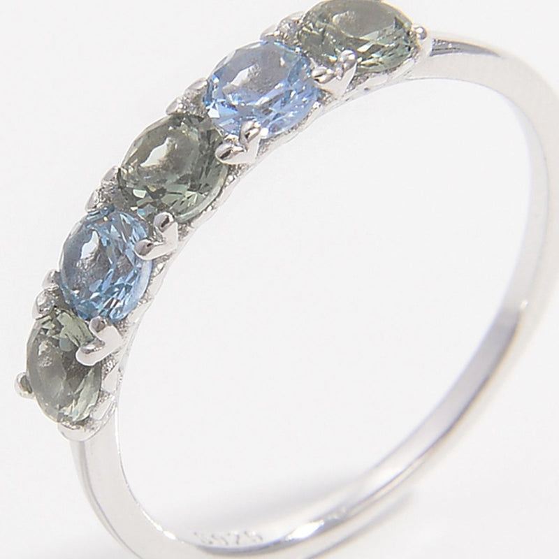 925 Sterling Silver Rhinestone Ring