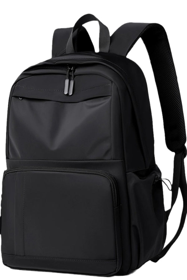 Multi-Pockets Solid Color Backpack Bag